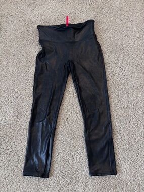 SPANX Black Shapewear Brief with Red Brand Tag